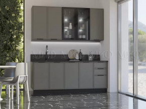 Кухня Николь 2,0/900м (Холст вулканический) в Тобольске - tobolsk.mebel-tymen.ru | фото