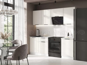 Кухня Николь 2,1м (Холст белый) в Тобольске - tobolsk.mebel-tymen.ru | фото