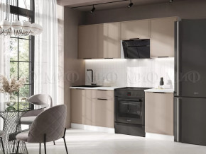 Кухня Николь 2,1м (Холст латте) в Тобольске - tobolsk.mebel-tymen.ru | фото