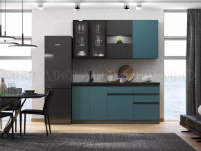 Кухня Техно-6 2,0м (Графит/Атлантик софт/Графит софт) в Тобольске - tobolsk.mebel-tymen.ru | фото