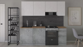 Кухонный гарнитур «Бронкс» длиной 220 см в Тобольске - tobolsk.mebel-tymen.ru | фото