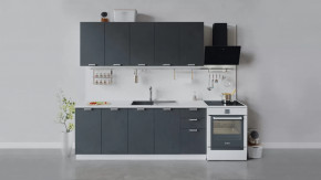 Кухонный гарнитур «Гранита» длиной 200 см в Тобольске - tobolsk.mebel-tymen.ru | фото