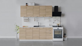 Кухонный гарнитур «Гранита» длиной 200 см в Тобольске - tobolsk.mebel-tymen.ru | фото