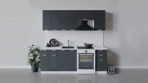 Кухонный гарнитур «Гранита» длиной 220 см в Тобольске - tobolsk.mebel-tymen.ru | фото