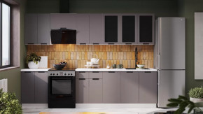 Кухонный гарнитур «Гренада» №3 Белый, Холст Вулкан в Тобольске - tobolsk.mebel-tymen.ru | фото