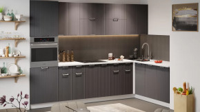 Кухонный гарнитур «Кимберли» №5 Белый, Муссон в Тобольске - tobolsk.mebel-tymen.ru | фото