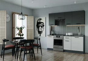 Кухонный гарнитур Лофт-2000 столешница 38 мм в Тобольске - tobolsk.mebel-tymen.ru | фото