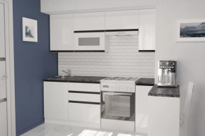 Кухонный гарнитур Лотос ультра 2000 мм в Тобольске - tobolsk.mebel-tymen.ru | фото