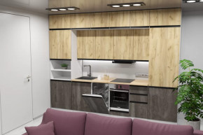 Кухонный гарнитур Сапфир экстра 3000 мм в Тобольске - tobolsk.mebel-tymen.ru | фото