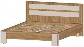 Ленора Кровать 1600 Дуб вотан/Кашемир в Тобольске - tobolsk.mebel-tymen.ru | фото