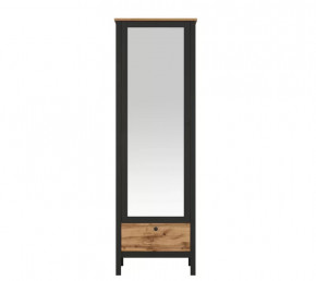 LOFT шкаф SZF1W1S/60 (Дуб вотан/Черный) в Тобольске - tobolsk.mebel-tymen.ru | фото