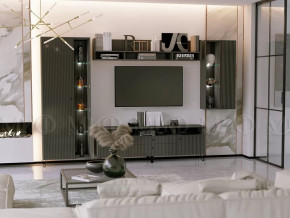 Модульная гостиная Оливия Графит Софт в Тобольске - tobolsk.mebel-tymen.ru | фото