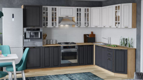 Модульная кухня «Лина» Дуб крафт золотой/Графит в Тобольске - tobolsk.mebel-tymen.ru | фото