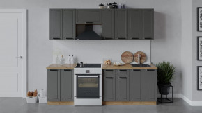 Модульная кухня «Лорас» Дуб крафт золотой/Холст вулкан в Тобольске - tobolsk.mebel-tymen.ru | фото