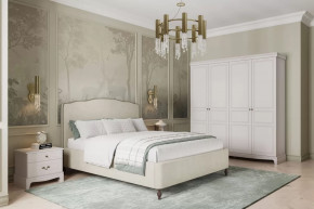 Модульная спальня Лорето Персидский жемчуг/Лак Льняной в Тобольске - tobolsk.mebel-tymen.ru | фото