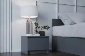 МОРИ ТПМ400.1 Тумба прикроватная (ш404*г350*в300мм), ЛДСП Графит (МП) в Тобольске - tobolsk.mebel-tymen.ru | фото