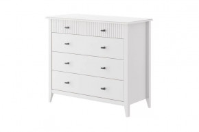 Никеа Комод 5 ящиков Белый в Тобольске - tobolsk.mebel-tymen.ru | фото
