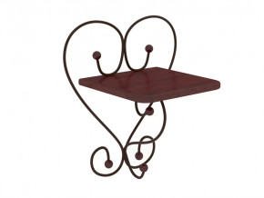 Полка настенная Милсон коричневая в Тобольске - tobolsk.mebel-tymen.ru | фото