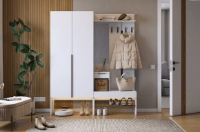 Прихожая Баско К1 белое дерево в Тобольске - tobolsk.mebel-tymen.ru | фото