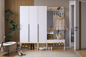 Прихожая Баско К11 белое дерево в Тобольске - tobolsk.mebel-tymen.ru | фото