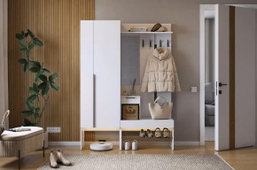 Прихожая Баско К2 белое дерево в Тобольске - tobolsk.mebel-tymen.ru | фото