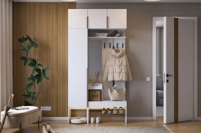 Прихожая Баско К4 белое дерево в Тобольске - tobolsk.mebel-tymen.ru | фото
