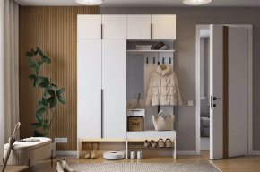 Прихожая Баско К5 белое дерево в Тобольске - tobolsk.mebel-tymen.ru | фото