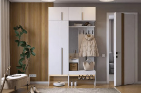 Прихожая Баско К6 белое дерево в Тобольске - tobolsk.mebel-tymen.ru | фото