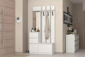 Прихожая Хилтон Белый в Тобольске - tobolsk.mebel-tymen.ru | фото