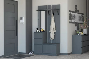 Прихожая Хилтон Графит в Тобольске - tobolsk.mebel-tymen.ru | фото