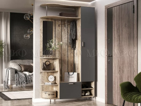 Прихожая Лика №2 1,2 м Дуб юкон, Графит в Тобольске - tobolsk.mebel-tymen.ru | фото