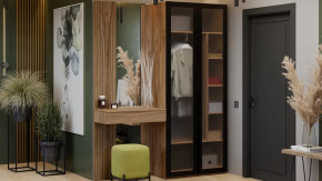 Прихожая «Порто» № 6 Яблоня Беллуно, Графит софт в Тобольске - tobolsk.mebel-tymen.ru | фото