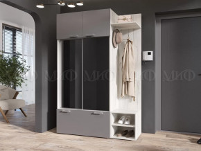 Прихожая Стелла Графит/Дуб Крафт Белый в Тобольске - tobolsk.mebel-tymen.ru | фото