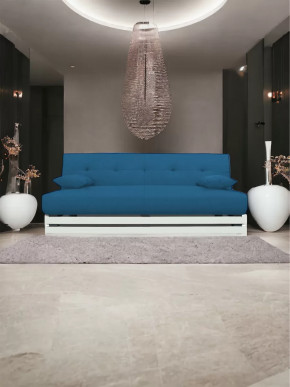 Прямой диван манго 1 Савана Деним/Планки белые в Тобольске - tobolsk.mebel-tymen.ru | фото