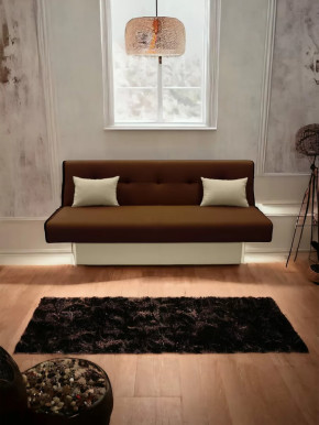 Прямой диван манго 4 Нео Шоколад/Подушки Нео Латте в Тобольске - tobolsk.mebel-tymen.ru | фото