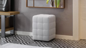 Пуф «Аристо» к/з Гольф белый в Тобольске - tobolsk.mebel-tymen.ru | фото