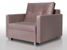 Кресло-кровать Реал 80 с подлокотниками коричневый в Тобольске - tobolsk.mebel-tymen.ru | фото