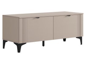 Тумба Рич кашемир/фрапучино матовый/черный в Тобольске - tobolsk.mebel-tymen.ru | фото