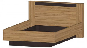 Серия Бостон Кровать 1400 дуб вотан/венге в Тобольске - tobolsk.mebel-tymen.ru | фото