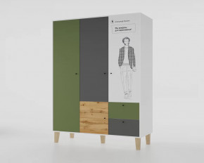 Шкаф 3-х створчатый "Story" (Пушкин) в Тобольске - tobolsk.mebel-tymen.ru | фото