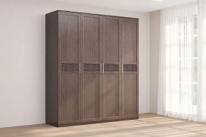 Шкаф 4-х створчатый Кэт-4 Венге Диал в Тобольске - tobolsk.mebel-tymen.ru | фото