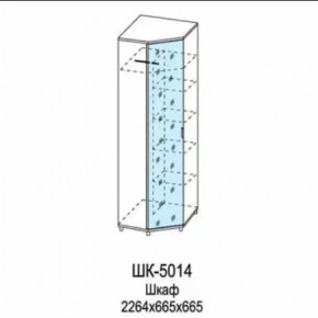 Шкаф для одежды и белья ШК-5014 Грейс в Тобольске - tobolsk.mebel-tymen.ru | фото