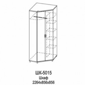 Шкаф для одежды и белья ШК-5015 Грейс в Тобольске - tobolsk.mebel-tymen.ru | фото