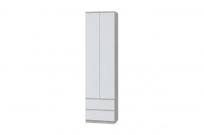 Шкаф для одежды Лори, дуб серый/белый в Тобольске - tobolsk.mebel-tymen.ru | фото