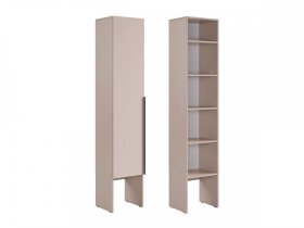 Шкаф однодверный L400 Баско кашемир в Тобольске - tobolsk.mebel-tymen.ru | фото