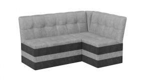 Скамья угловая «Оскар» исп. 2 Микровелюр Wellmart Silver, Graphite в Тобольске - tobolsk.mebel-tymen.ru | фото