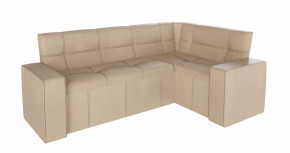 Скамья угловая со спальным местом КВАДРО Тип 4 Бежевый в Тобольске - tobolsk.mebel-tymen.ru | фото