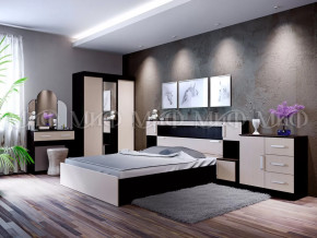 Спальный гарнитур Басямиф, дуб беленый/венге в Тобольске - tobolsk.mebel-tymen.ru | фото