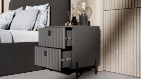 Спальный гарнитур «Тиффани» №2 Серый графит, Графит матовый в Тобольске - tobolsk.mebel-tymen.ru | фото
