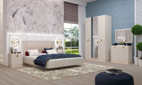 Спальня №1 "Капри" Сатин в Тобольске - tobolsk.mebel-tymen.ru | фото